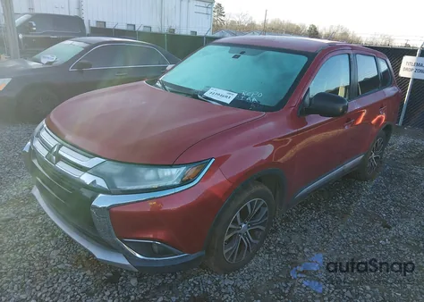 2017 Mitsubishi Outlander Es z USA, uszkodzony, nr VIN JA4AD2A3XHZ022635